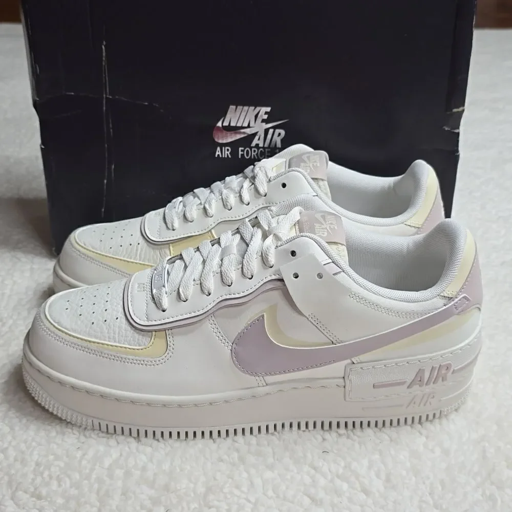 Nike Air Force 1 Low Shadow Sail Platinum Violet Women's Size 12